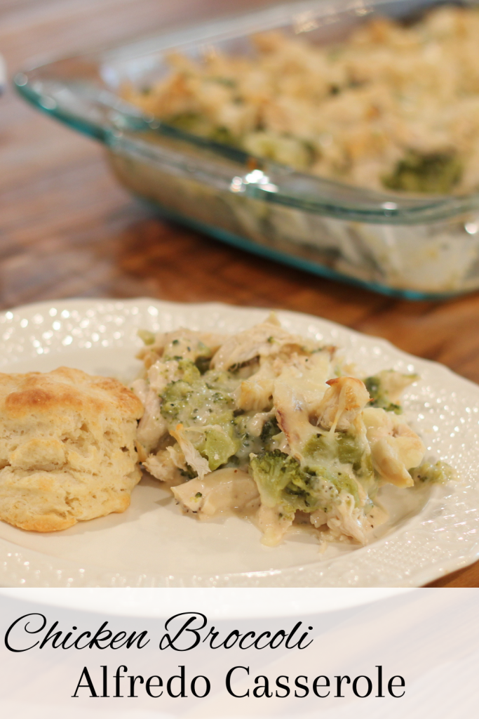 Chicken Broccoli Alfredo Casserole Pinterest pin