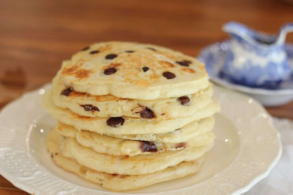 Sourdough Pancakes on plate