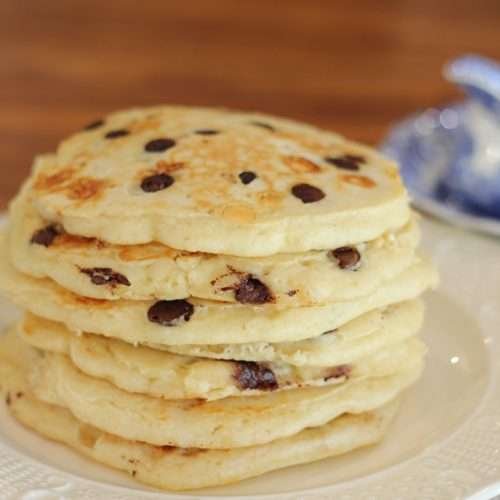 Sourdough Pancakes on plate