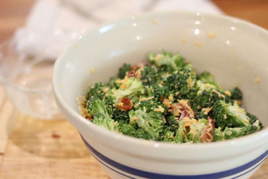 Broccoli Salad in bowl