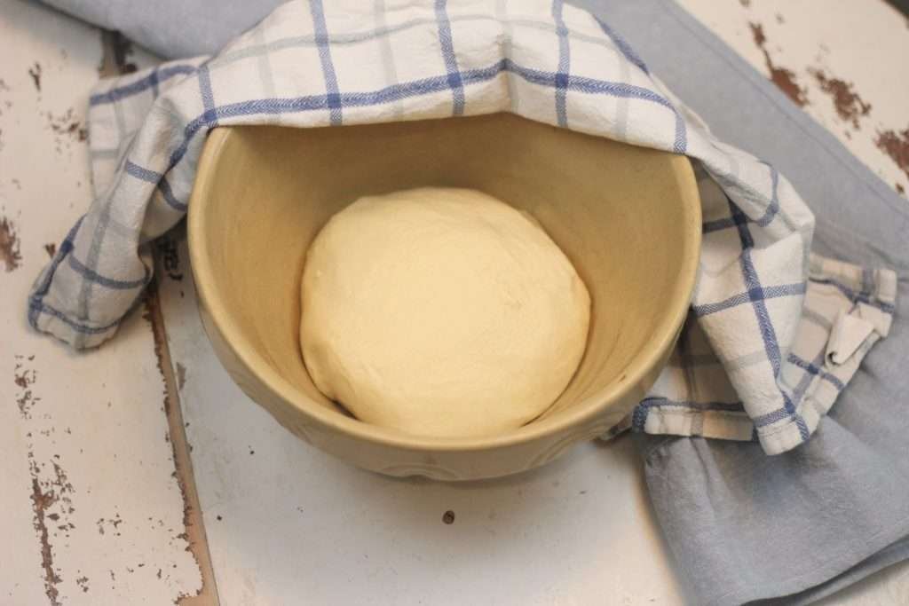 Bread Dough set to rise in large bowl